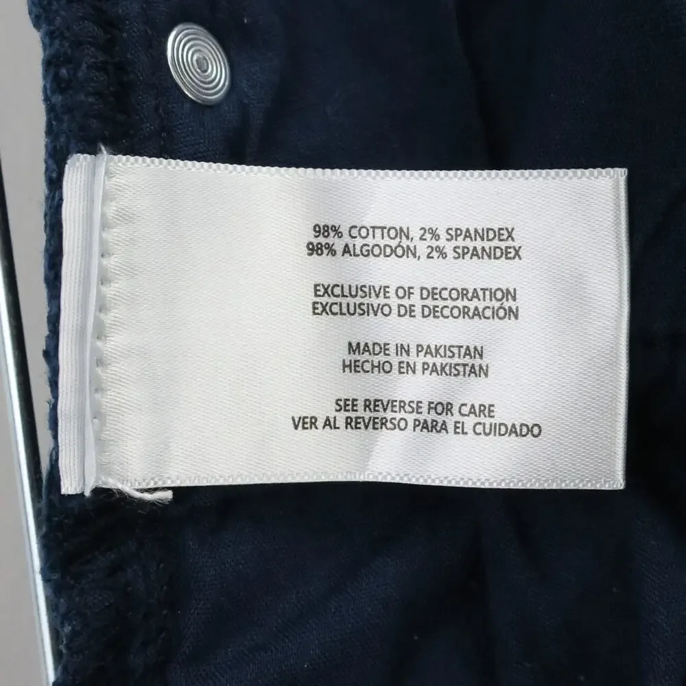 Banana Republic Stretch 5-Pocket Pants Men’s 32x30 Slim Fit Navy Minimalist